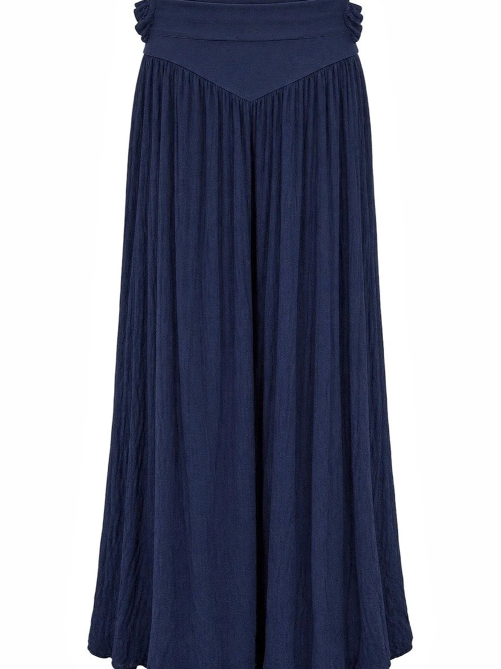 GUSY Made in Italy Navy Wide-Leg Pants 🇮🇹